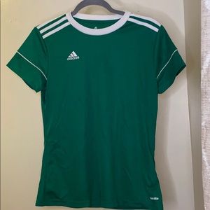 Green adidas jersey